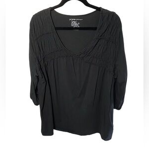 JMS Women’s V-neck Plus Size Top